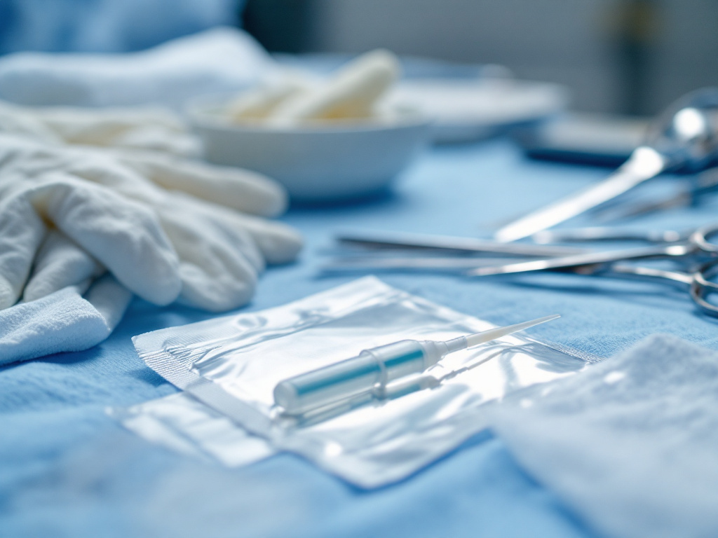 Sterile single-use instruments prepared for stapler circumcision
